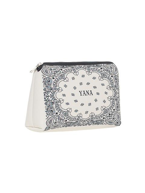 Косметичка из неопрена с черным принтом, 2 Косметичка из неопрена с черным принтом, 2