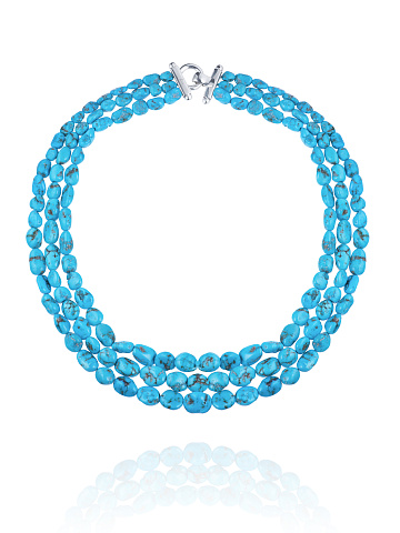 Колье из серебра с бирюзой, 2