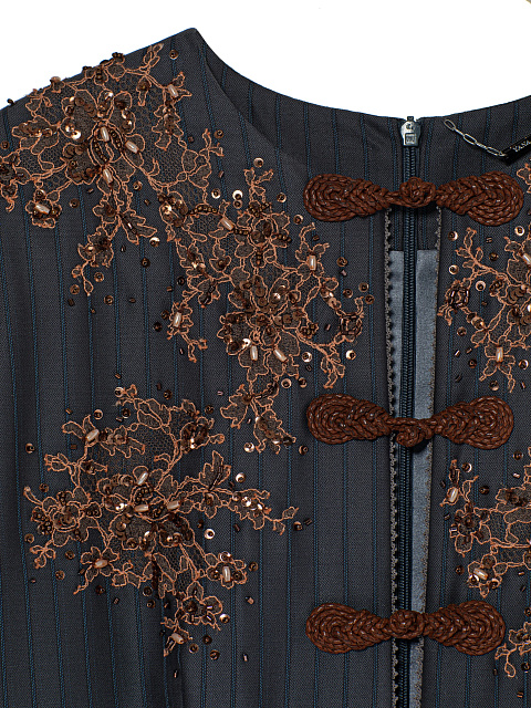 Платье-миди с кружевом и пайетками, 3 Платье-миди с кружевом и пайетками, 3