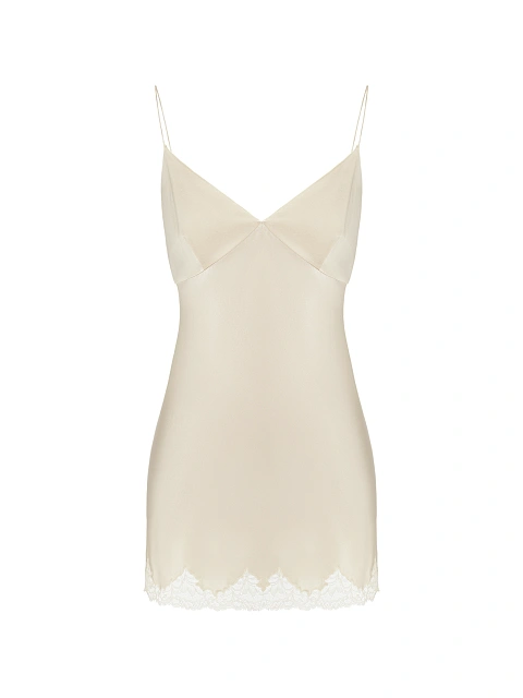 Бежевое кружевное платье-мини на запах с бахромой, 3 Бежевое кружевное платье-мини на запах с бахромой, 3