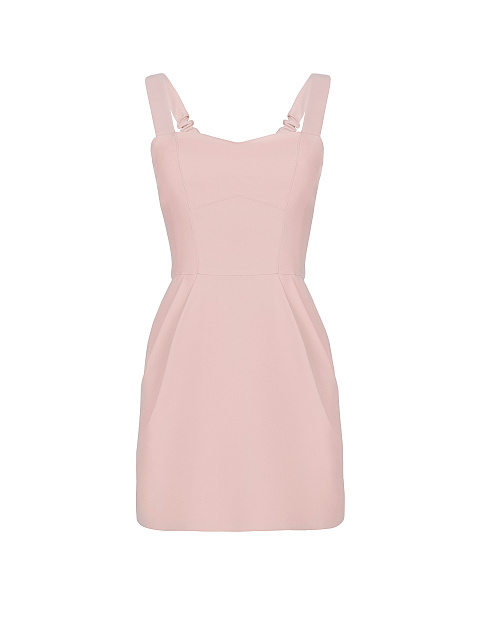 Розовый костюм-двойка с нашивкой, 2