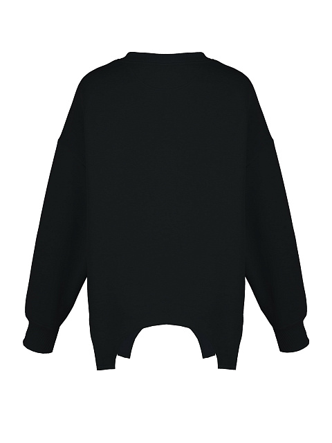 Черный свитшот Bad Girls Club с белой вышивкой, 2