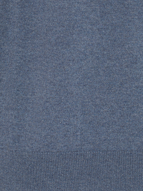 Мужской голубой кашемировый свитер с высоким горлом, 3 Мужской голубой кашемировый свитер с высоким горлом, 3