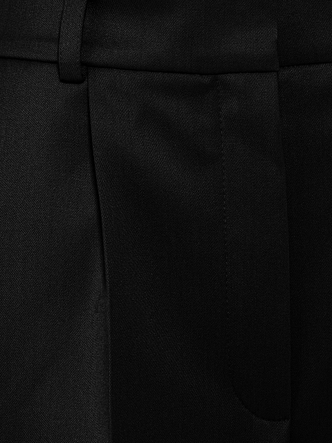 Черный костюм-тройка из шерсти, 5