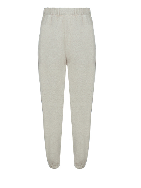 Бежевый трикотажный костюм с черной вышивкой, 3 Бежевый трикотажный костюм с черной вышивкой, 3