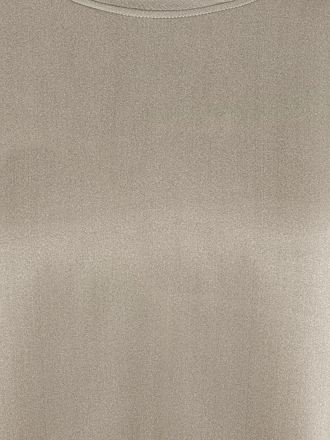 Бежевая футболка из шелка, 3