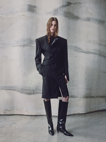 Юбка в полоску с вышивкой, 2