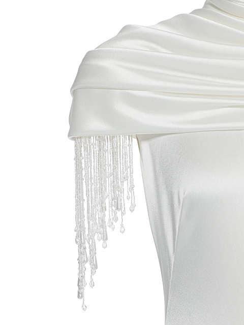 Белое платье-макси, 3