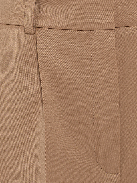 Бежевый костюм-тройка из шерсти, 8