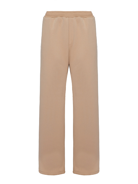 Бежевый спортивный костюм из футера, 3