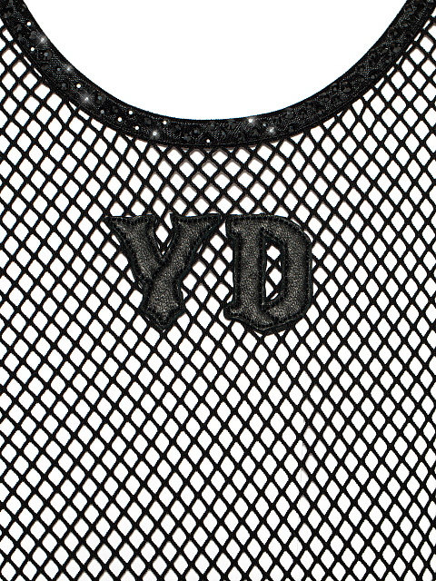 Черное платье-макси из сетки, 3