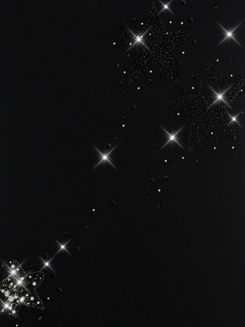 Черная майка со стразами, 3