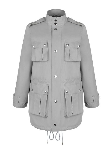 Серая хлопковая парка, 2 Серая хлопковая парка, 2