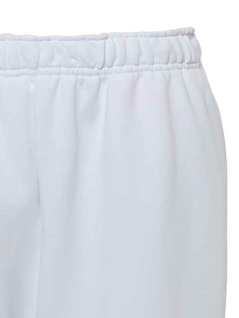 Белый спортивный костюм из футера, 6