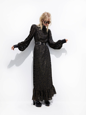 Платье-макси из шифона, 2