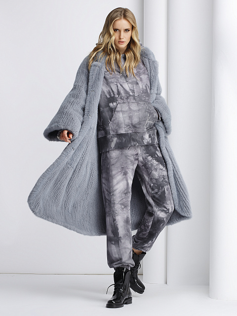 Серо-фиолетовый костюм Tie-Dye, 5