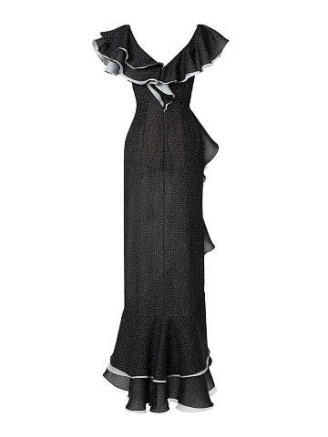 Платье-макси из шифона, 2