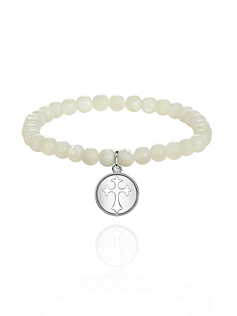 Браслет из серебра с перламутром, 1