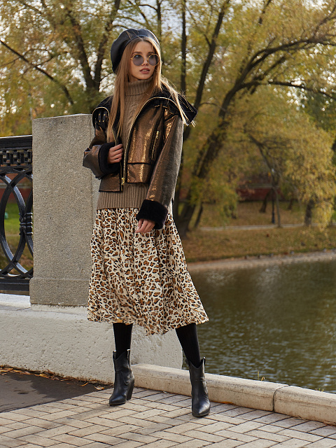 Бронзовая куртка из овчины, 7