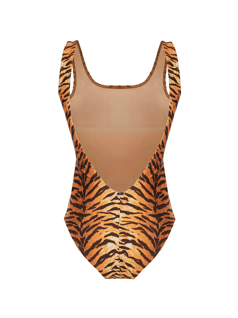 Слитный купальник с тигровым принтом, 2