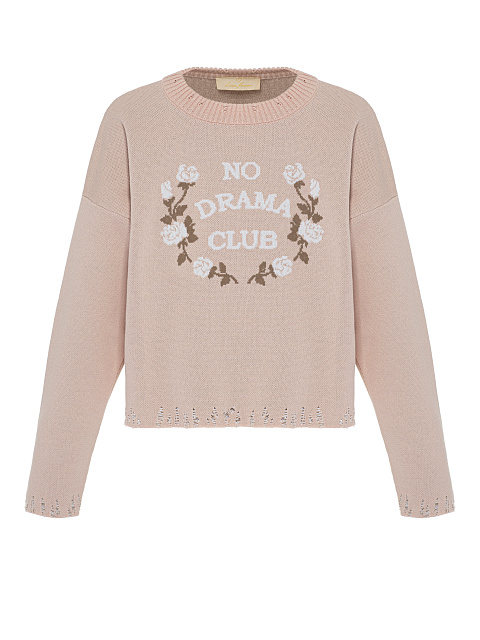 Пудровый свитер No Drama Club, 1