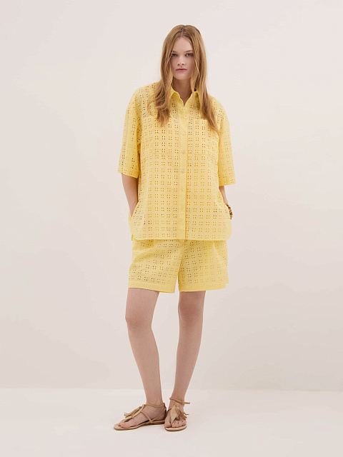 Желтая рубашка из хлопка, 5 Желтая рубашка из хлопка, 5