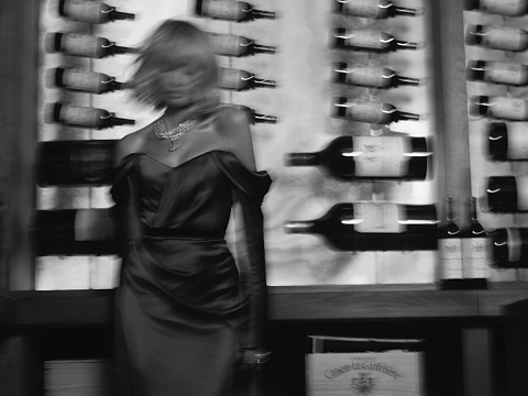 Зеленое платье-макси из шелка, 5