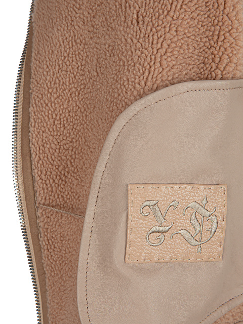 Коричневая дубленка из овчины, 5