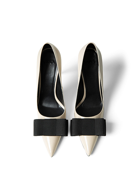 Светло-бежевые туфли-лодочки, 5