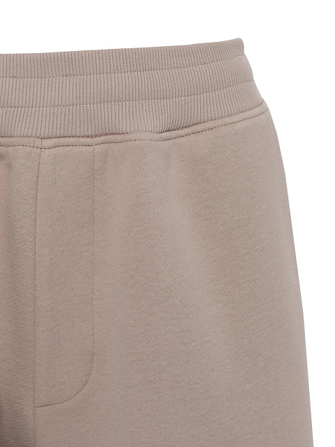 Бежево-белый трикотажный костюм с вышивкой, 5