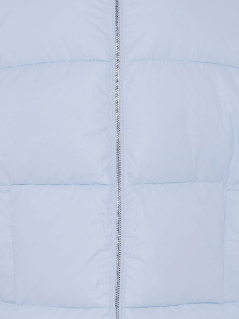 Голубой объемный пуховик, 4