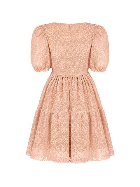 Розовое хлопковое платье-мини, 3 Розовое хлопковое платье-мини, 3