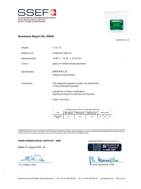 Серьги-трансформеры из белого золота с колумбийскими изумрудами и бриллиантами, 12