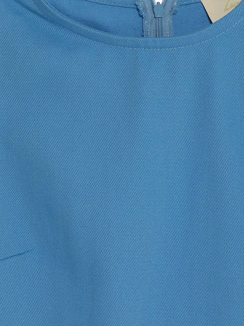 Синее платье-мини из денима, 4 Синее платье-мини из денима, 4