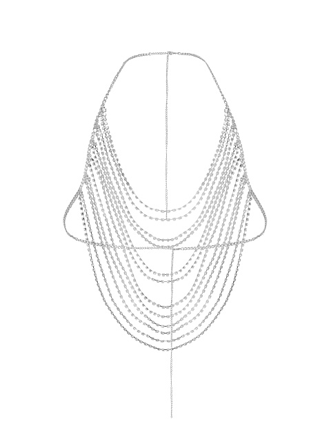 Топ из каскада серебристых страз, 2