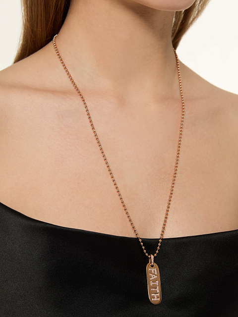 Колье с кулоном “Faith”из розового золота, 2 Колье с кулоном “Faith”из розового золота, 2