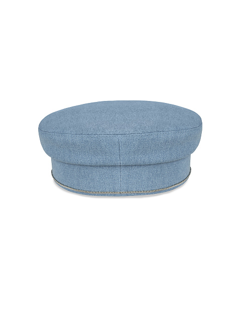 Голубая кепка из денима, 3