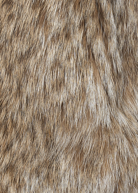 Куртка из меха рыси и денима, 3