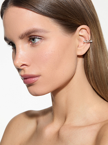 Кафф из белого золота с бриллиантами, 2