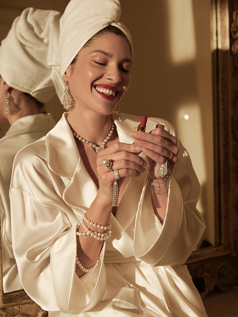 Кольцо-кисть из белого золота, бриллиантов круглой огранки и огранки «бриолет», 5 Кольцо-кисть из белого золота, бриллиантов круглой огранки и огранки «бриолет», 5