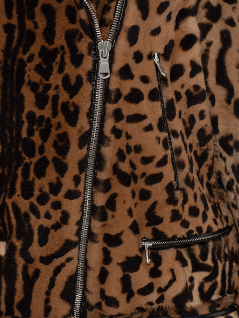 Леопардовая косуха из меха кенгуру, 3 Леопардовая косуха из меха кенгуру, 3