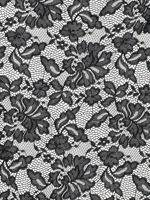 Черный кружевной костюм из рубашки и брюк, 6