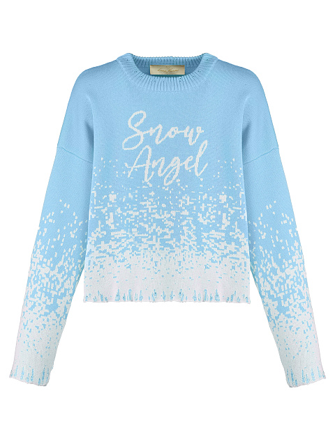 Ярко-голубой свитер Snow Angel, 1