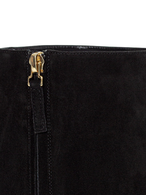 Черные сапоги из замши, 5