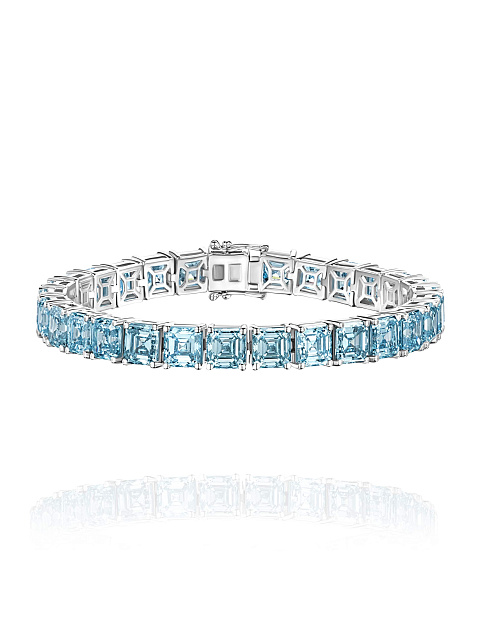 Браслет с голубыми бриллиантами LG, 1