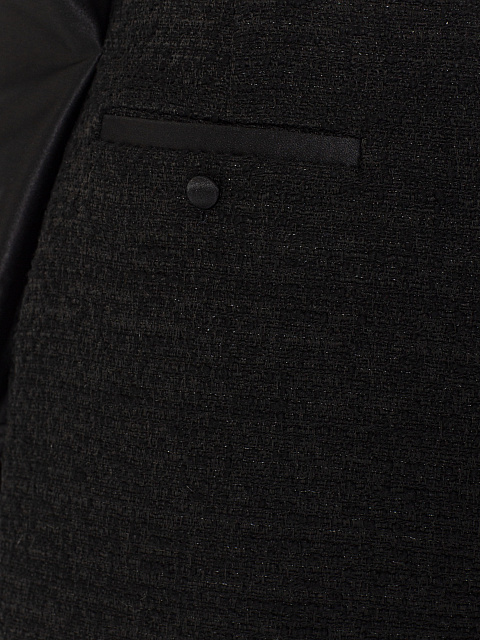 Юбка-мини из твида с бантом, 6