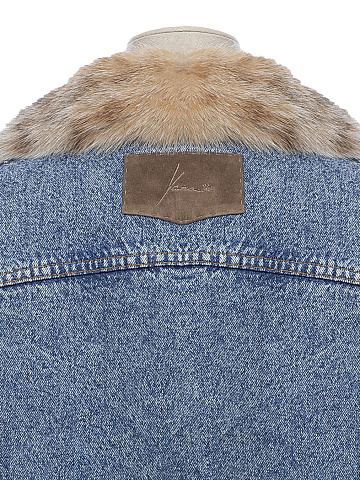 Джинсовая куртка на мехе бобкэт, 2
