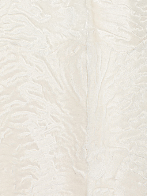 Белая куртка из кашемира с подкладом из меха свакара, 6 Белая куртка из кашемира с подкладом из меха свакара, 6