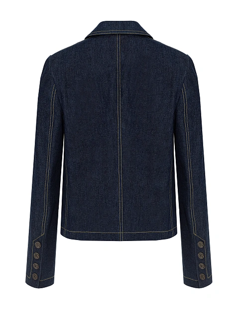 Синий жакет из денима, 2