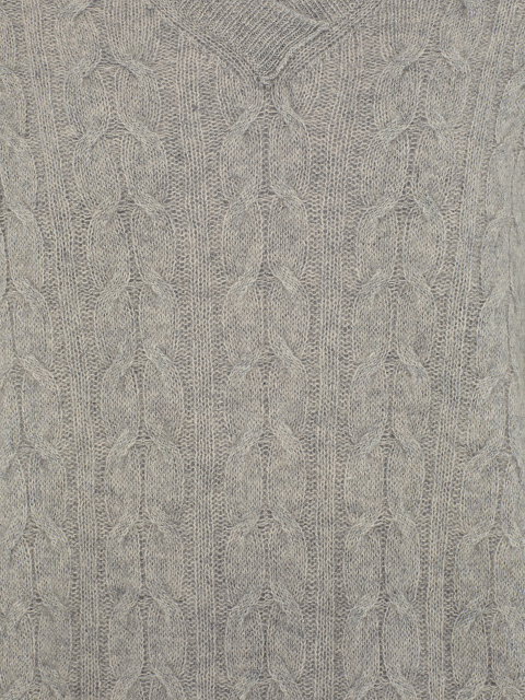 Светло-серый пуловер из кашемира, 3 Светло-серый пуловер из кашемира, 3